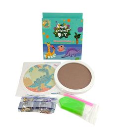 Diamond art kit with a frame - Dinosaur