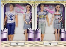 Solid couple dolls (Box of 2 dolls)