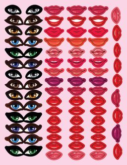 Create a Face activity book with stickers