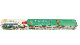 Animal themed colouring roll - 3m