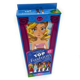 Top fashion paper doll activity set