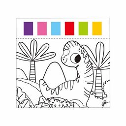 Tooky Watercolor Activity Book - Dinosaurs