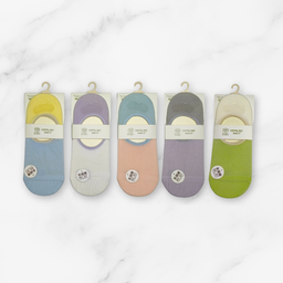 [10050] - 3 Pairs Women's Cotton Blend Low-Cut Ankle Socks – Soft, Breathable & Everyday Comfort