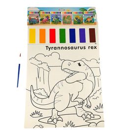 Watercolour paint pad - Dinosaurs