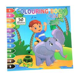 Colour by number activity book