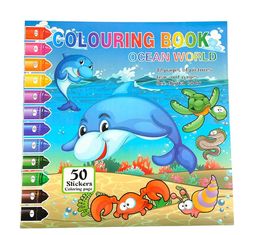 Colour by number activity book