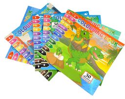 Colour by number activity book