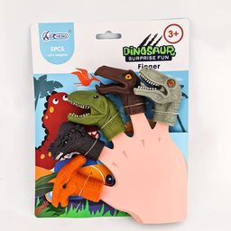 Set of five finger puppets - Dinosaurs