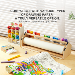 Mideer Paper Roll Holder with Built-in Stationery Organiser