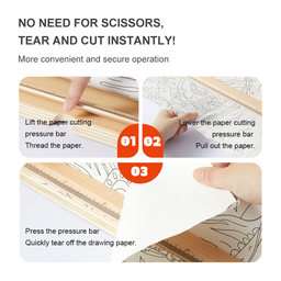 Mideer Paper Roll Holder with Built-in Stationery Organiser