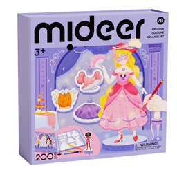 Mideer Dress-Up Collage Arts & Crafts Set: Sparkling Ball Night