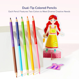 Mideer Dress-Up Collage Arts & Crafts Set: Sparkling Ball Night