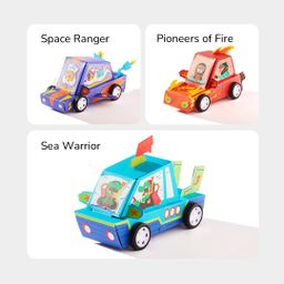 Mideer Origami Paper Craft Kit: Racing Car