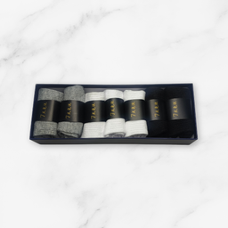 [10114] - 3 Pairs Women’s Cotton Blend Low-Cut Ankle Socks – Antibacterial, Odor-Resistant & Cushioned 