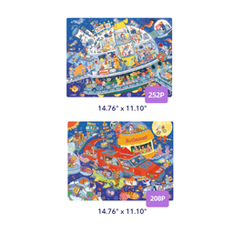 Mideer 2-in-1 Level 7 Puzzle Set: Star Trek (208-252pcs)