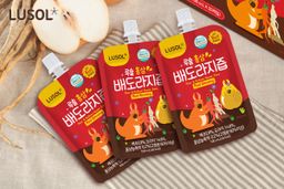 **STARBUY** Korean Red Ginseng Pear Balloon Flower Juice Rich Carton (20pcs)