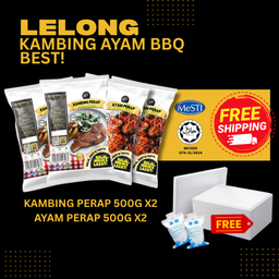 SET KAMBING PERAP PROMO MIL'S BBQ PERAP - LELONG (FROZEN FOOD , RTC)