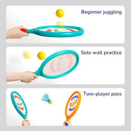 Mideer 2-in-1 Badminton & Tennis Racket Set