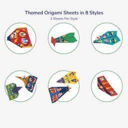 Mideer Origami Paper - Classic Planes (36pcs)