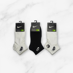 [10199] - 2 or 3 Pairs Men’s Cotton-Poly Crew Socks – Breathable, Sweat-Absorbing & Minimal 