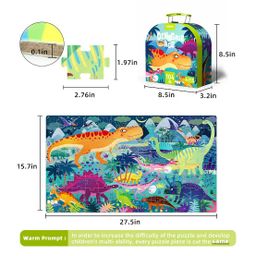 Mideer Gift Box Puzzle - Dinosaur Age (104pcs)