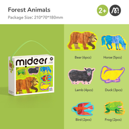 Mideer - My First Set of Artist Puzzles - Eric Carle Inspired (2-6pcs)
