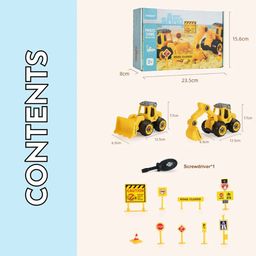 Mideer Sand Toy Set - Construction Site (12pcs)