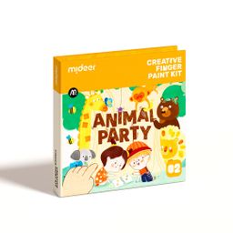 Mideer Creative Finger Paint Kit - Animal Party