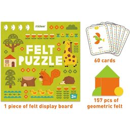 Mideer Geometric Felt Activity Set (157pcs)
