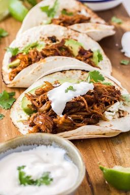 Pulled pork taco