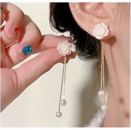 Velvet Rose Earrings for Girls 