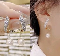 Velvet Rose Earrings for Girls 