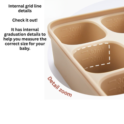 AttiRabbit 9 Cubes Silicon Multicube Square (Pink / Beige)