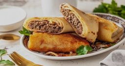 Crêpes fourrées à la viande hachée 