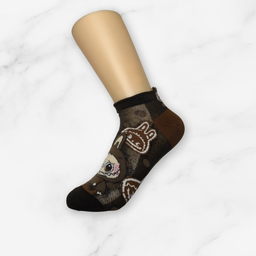 [10025] - 3 Pairs Women's  High-Cotton Low-Cut Ankle Socks – Breathable, Soft & Everyday Comfort