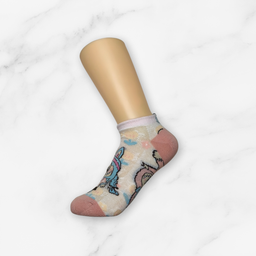 [10027] - 3 Pairs Women's High-Cotton Low-Cut Ankle Socks – Breathable, Soft & Everyday Comfort