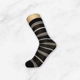 [10094] - 2 Pairs Women’s Bamboo High-Cut Crew Socks – Soft, Breathable & Eco-Friendly Comfort 