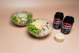 2 Ensaladas + 2 Bebidas