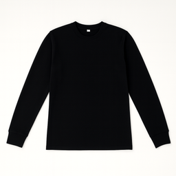 Suéter azul marino básico de manga larga - Size M