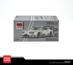 POP RACE MODEL 1/64 VDX X GT300 SUPRA TOP SECRET - RAW (HONG KONG TOY CAR SALON)