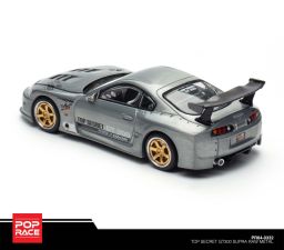 POP RACE MODEL 1/64 VDX X GT300 SUPRA TOP SECRET - RAW (HONG KONG TOY CAR SALON)
