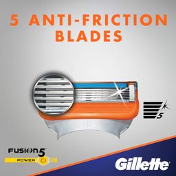 Gillette Fusion5 Power Men's Razor Blade Refills, 8 Count