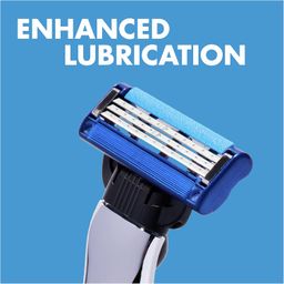 Gilette Mach3 Turbo 3D Razor Handle + 2 Blades