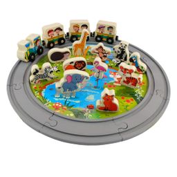 Forest Train Track Puzzle