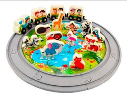 Farm Train Track Puzzle