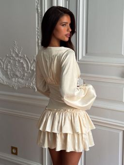 Celestia KARMIN MINI DRESS IVORY