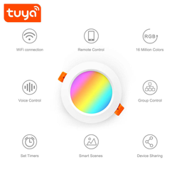 TUYA Smart Wifi Downlight RGBCW