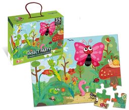 Jumbo floor puzzle - Insects (35pcs)