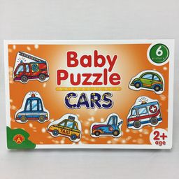 6 in 1 puzzle box - Cars (2-7pcs)