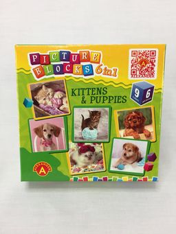 Kittens and Puppies block puzzle